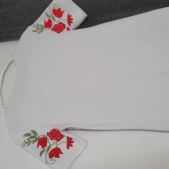 Boohoo white mini shirt dress - Picture 9 of 12